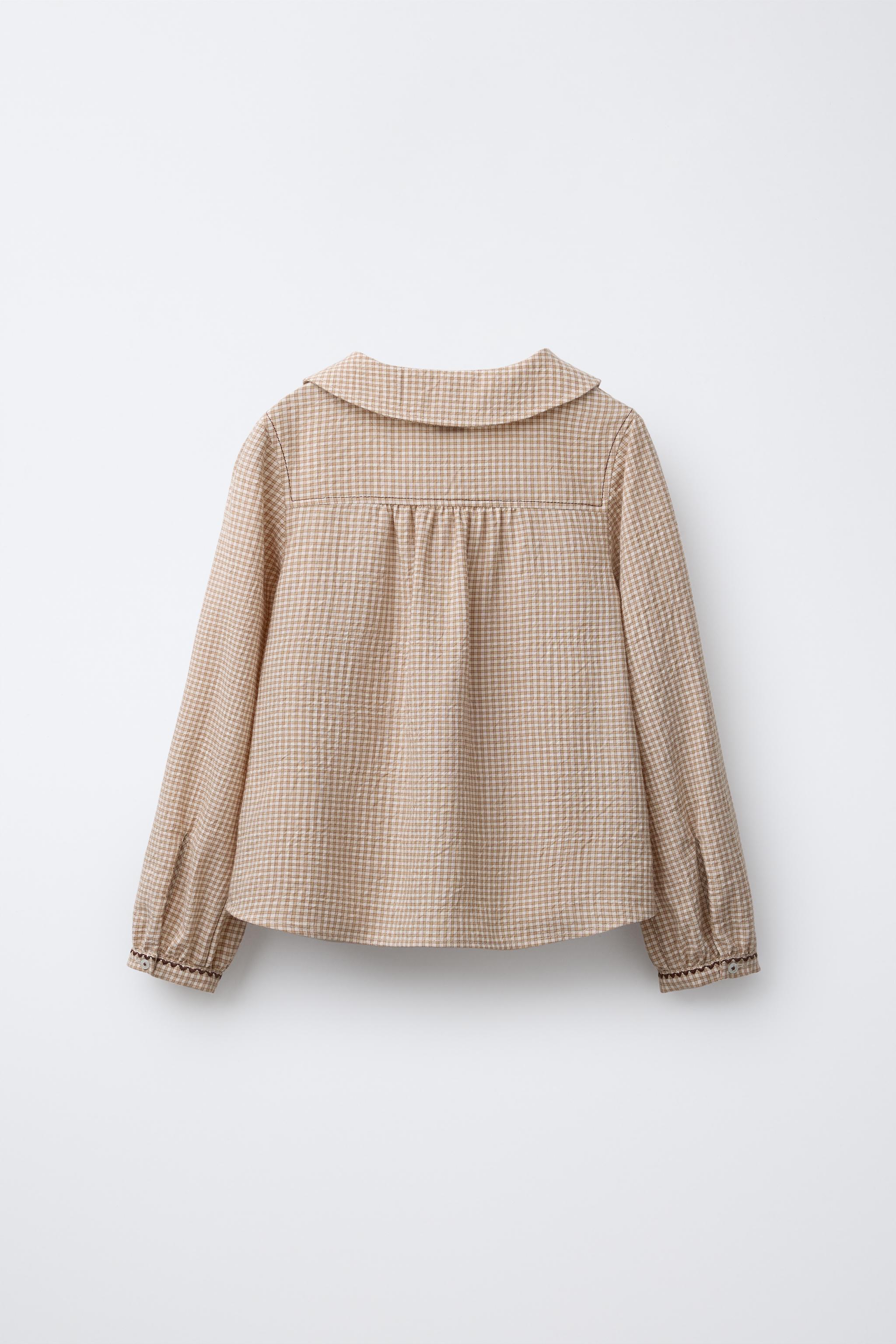 EMBROIDERED PETER PAN COLLAR SHIRT BENSIMON ® X ZARA